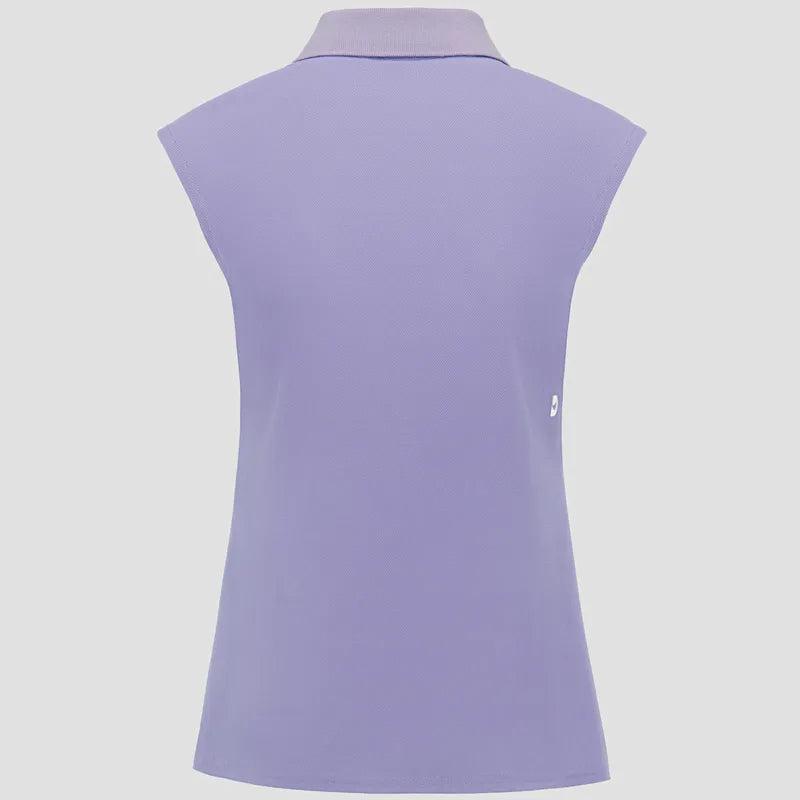 Devon Halsey Sleeveless Polo - Lavender