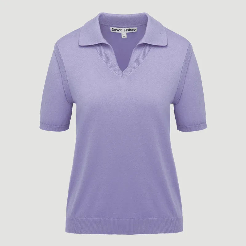 Devon Halsey Jojo Cashmere Sweater - Lavender
