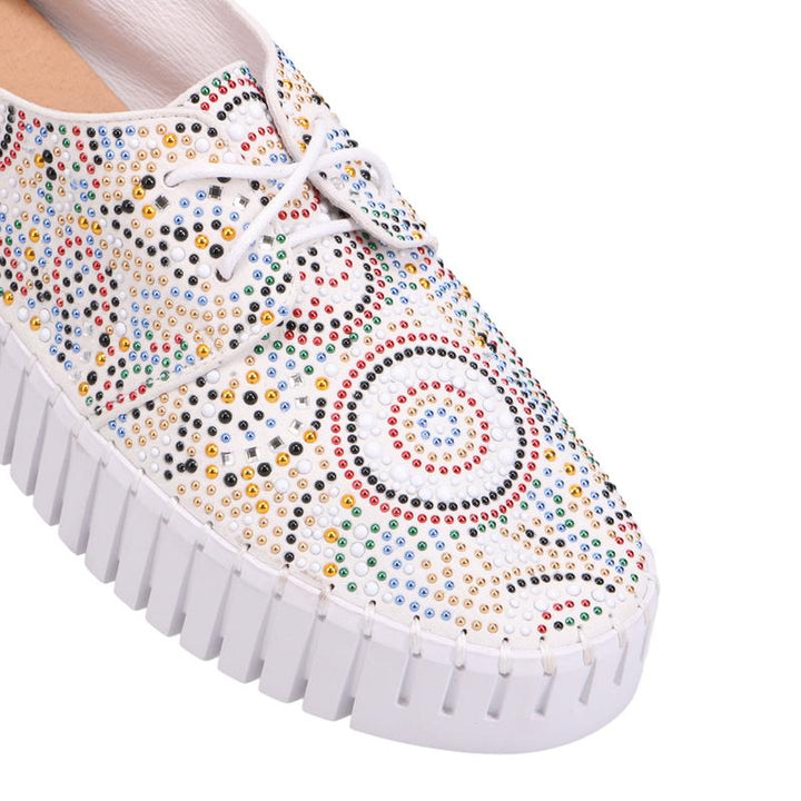 Django & Juliette Birming Sneaker - White/White