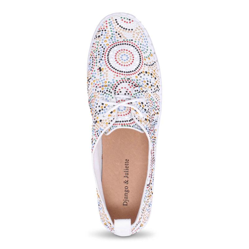Django & Juliette Birming Sneaker - White/White