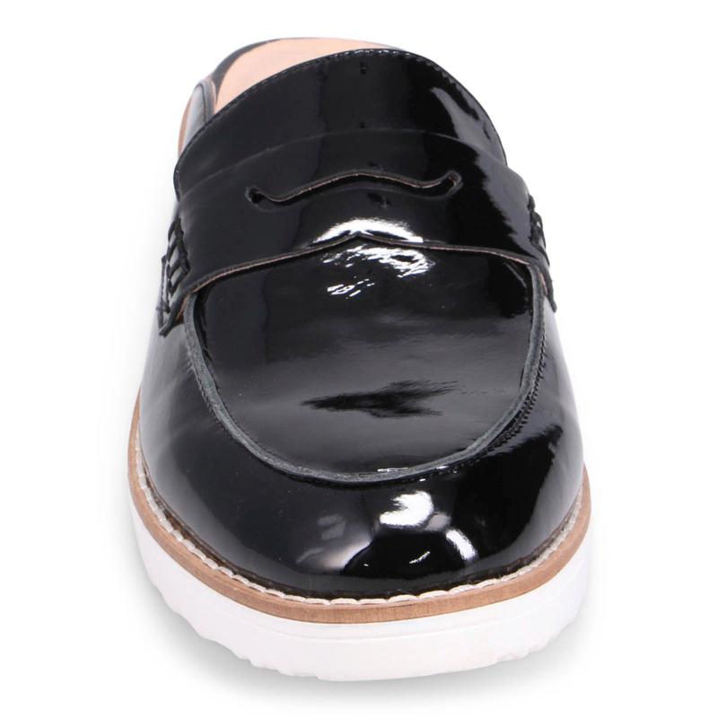 Django & Juliette Olmm Mule - Black/White