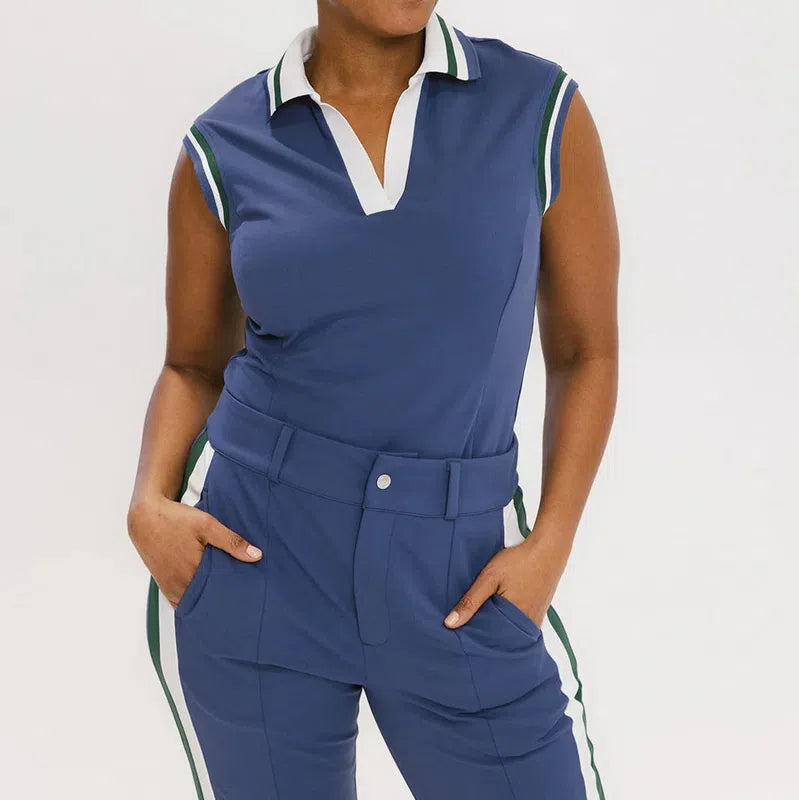 Fore All Charlotte S/L Polo - Indigo