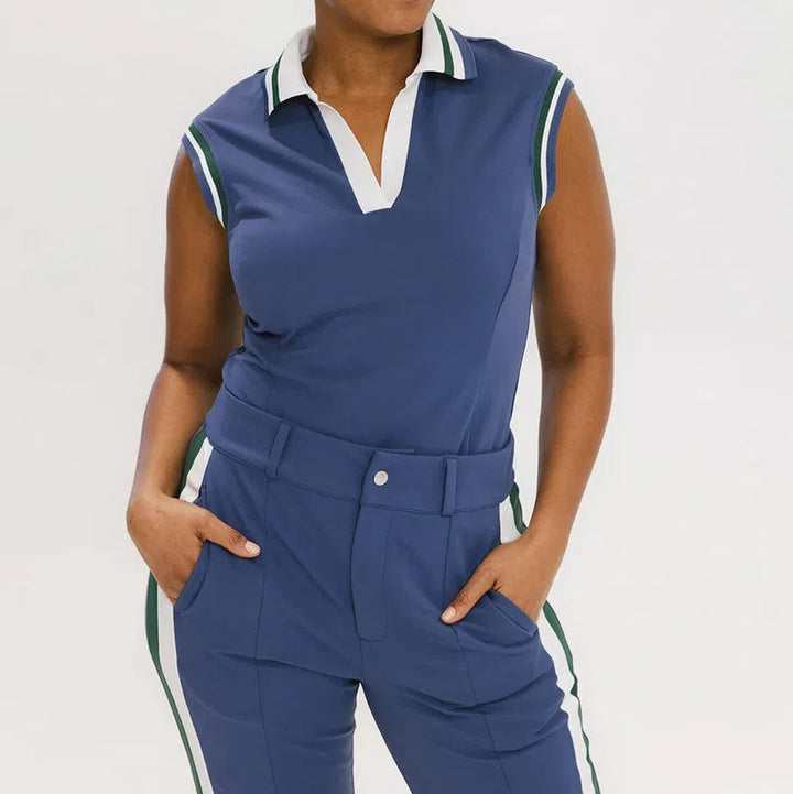 Fore All Charlotte S/L Polo - Indigo