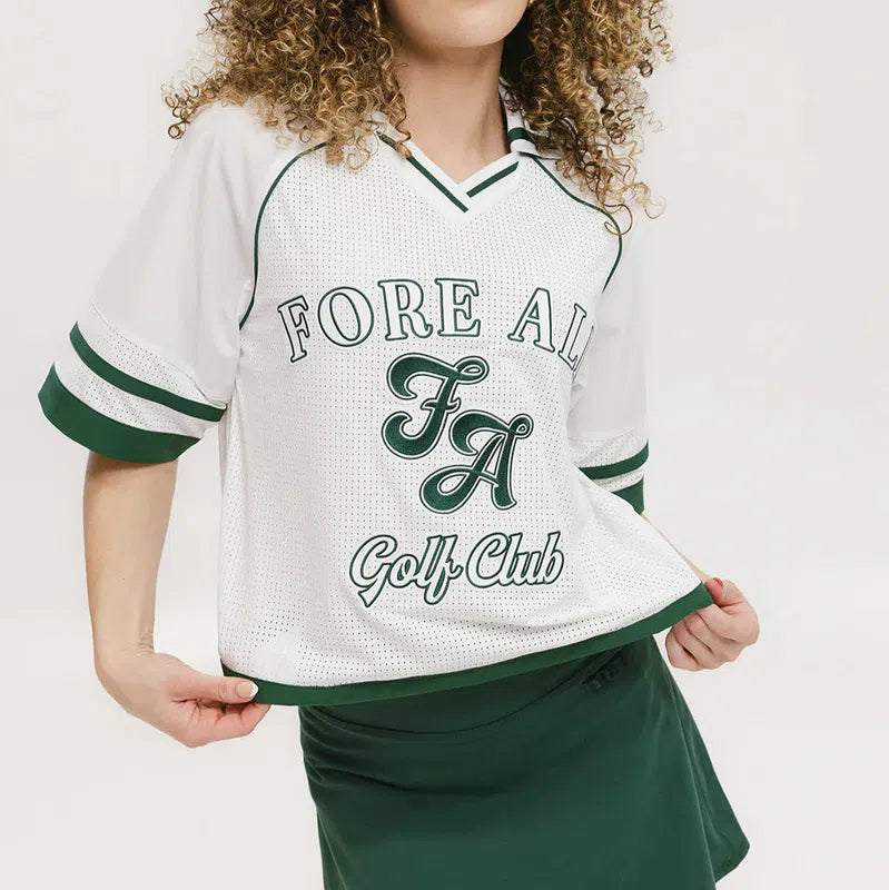 Fore All Ilona Warm-up Polo - White