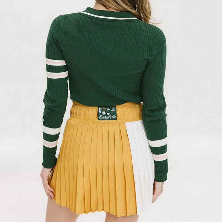 Fore All Alice Rib L/S Polo - Green
