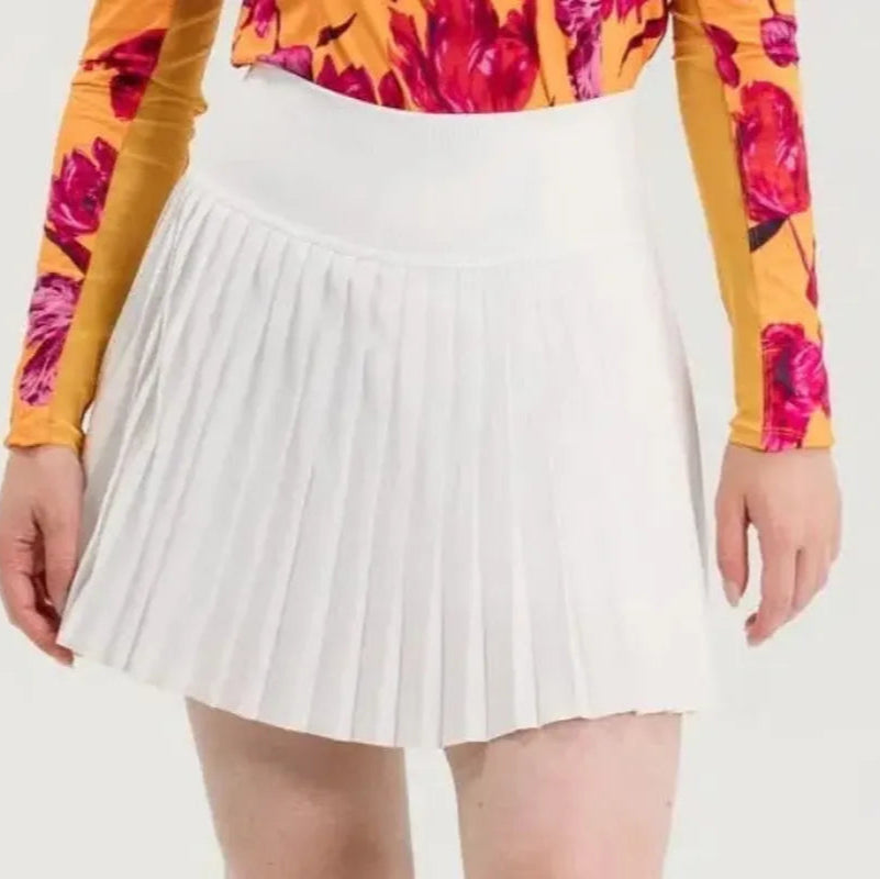Foray Golf Petite Pleat Skort - White
