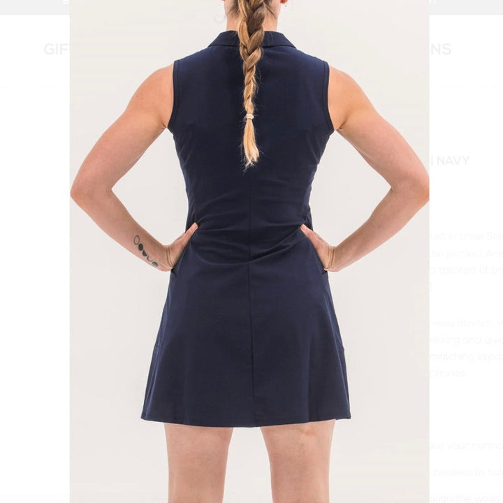 Foray Golf Core Dress (pockets) - Navy