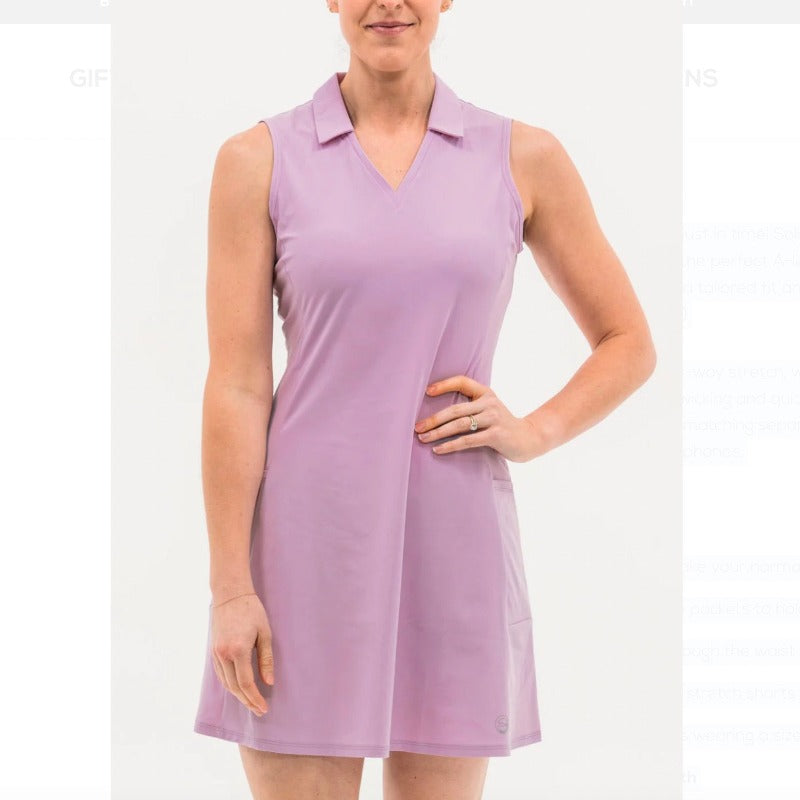 Foray Golf Core Dress (pockets) - Purple Rose