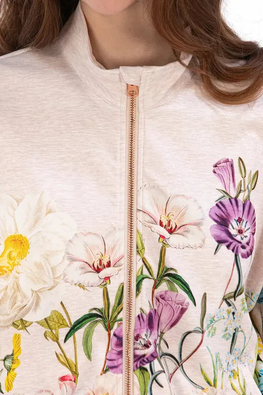 Foray Golf Neoprene Bomber Jacket - Mille Fleurs