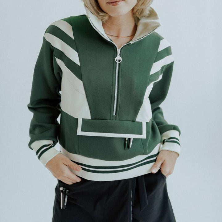 Fore All Monroe Half Zip Top - Green