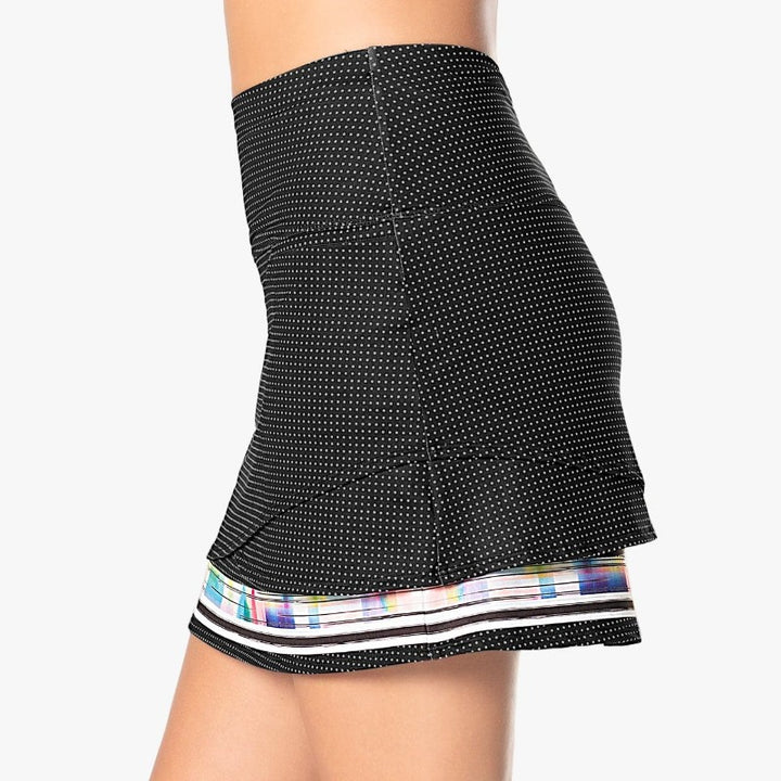 Lucky In Love Hot Tropic Skort - Black Floral