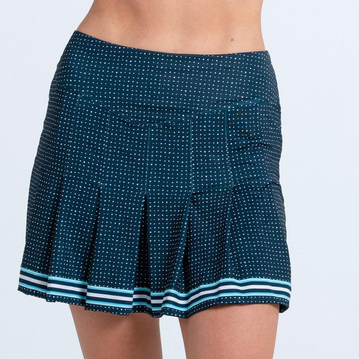 Lucky In Love Uptown Dots Skort - Navy