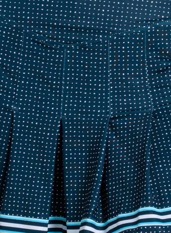Lucky In Love Uptown Dots Skort - Navy