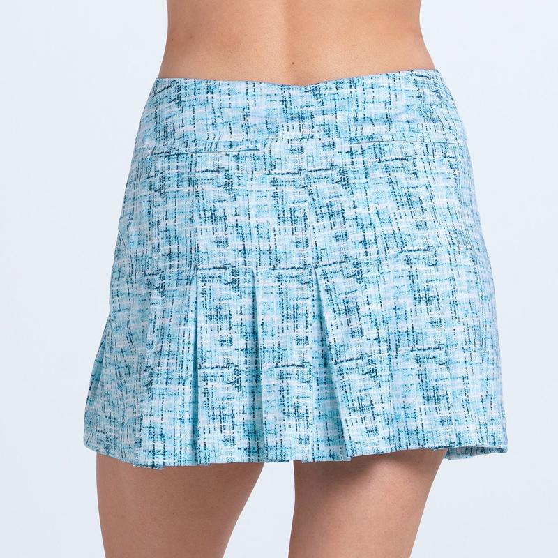 Lucky In Love Madison Boucle Skort - Blue