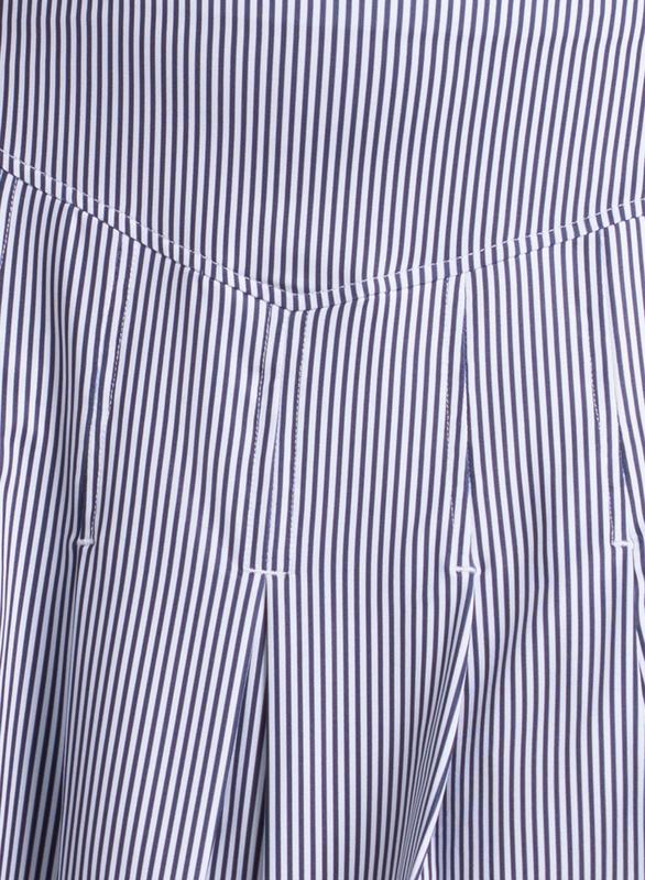 Lucky in Love Ivy Club Pleat Skort - White/Navy