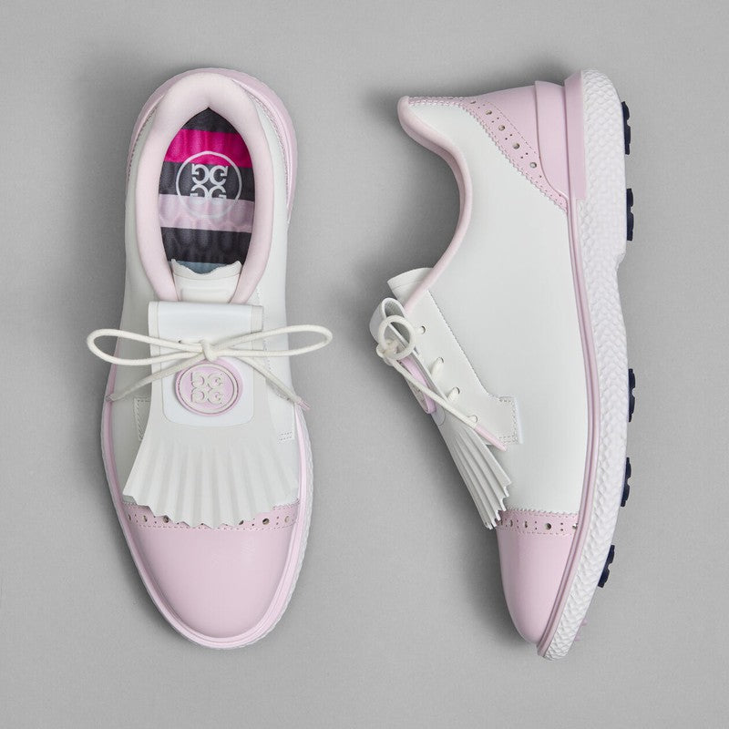 G/FORE GALLINVAN2R Brogue Golf Shoe - Snow/Blush