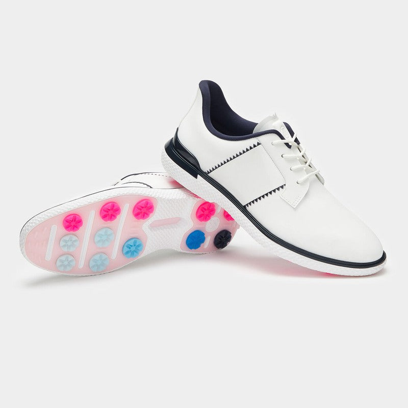G/FORE GALLIVAN2R Side Stripe Golf Shoe - Snow/Twilight