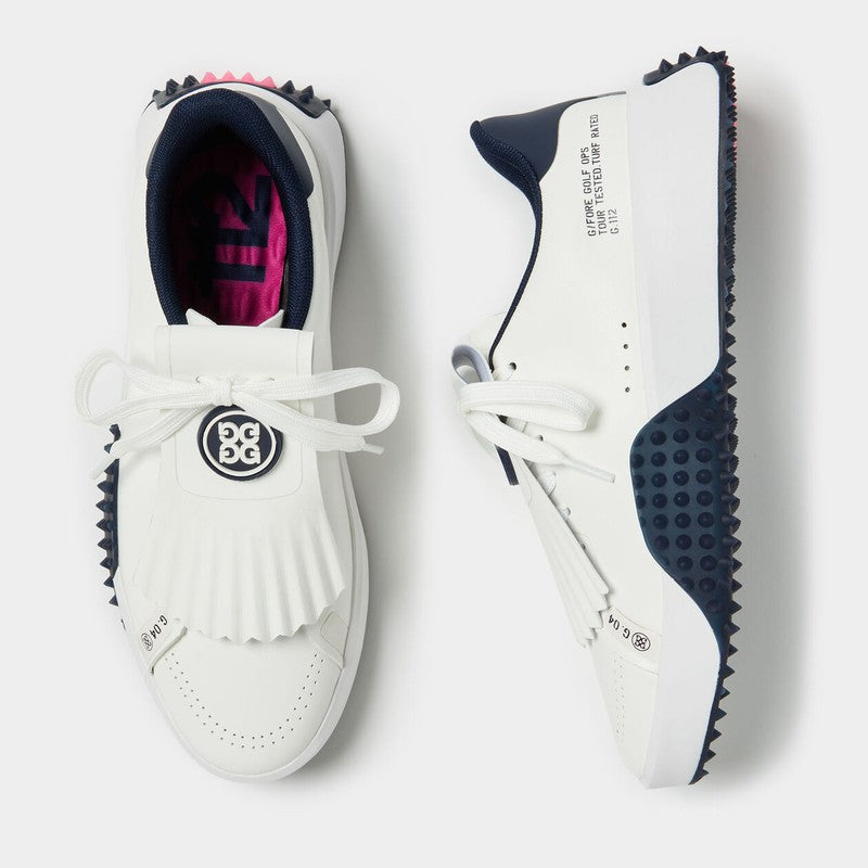 G/FORE Kiltie Golf Shoe - Snow/Twilight