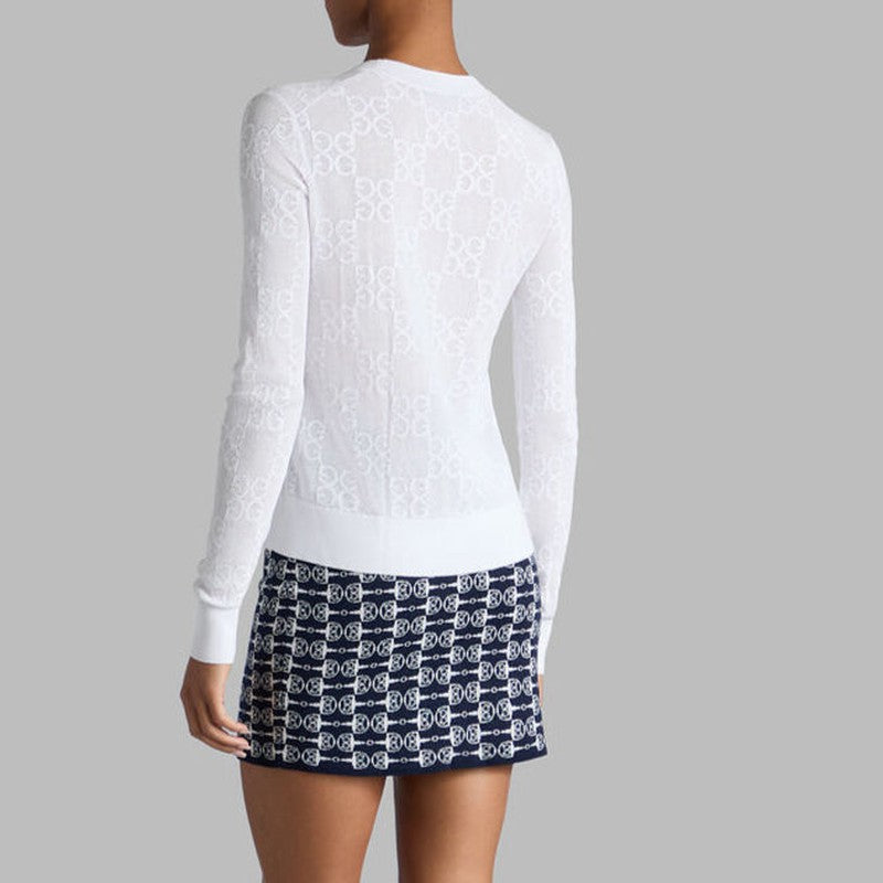 G/FORE Pointelle Sweater - Snow
