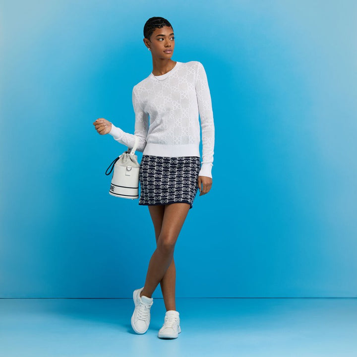 G/FORE Pointelle Sweater - Snow
