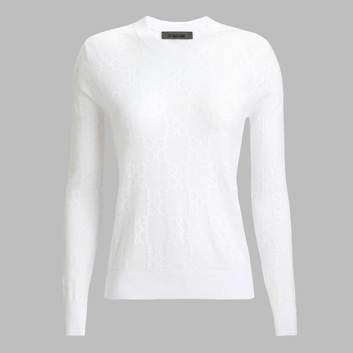 G/FORE Pointelle Sweater - Snow