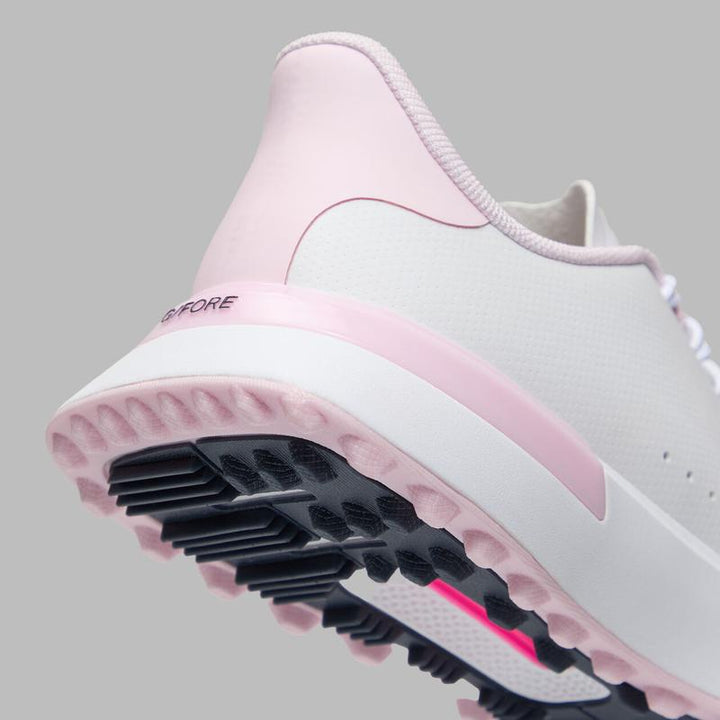 G/FORE G.112 Perforated Kiltie Golf Shoe - White/Pink