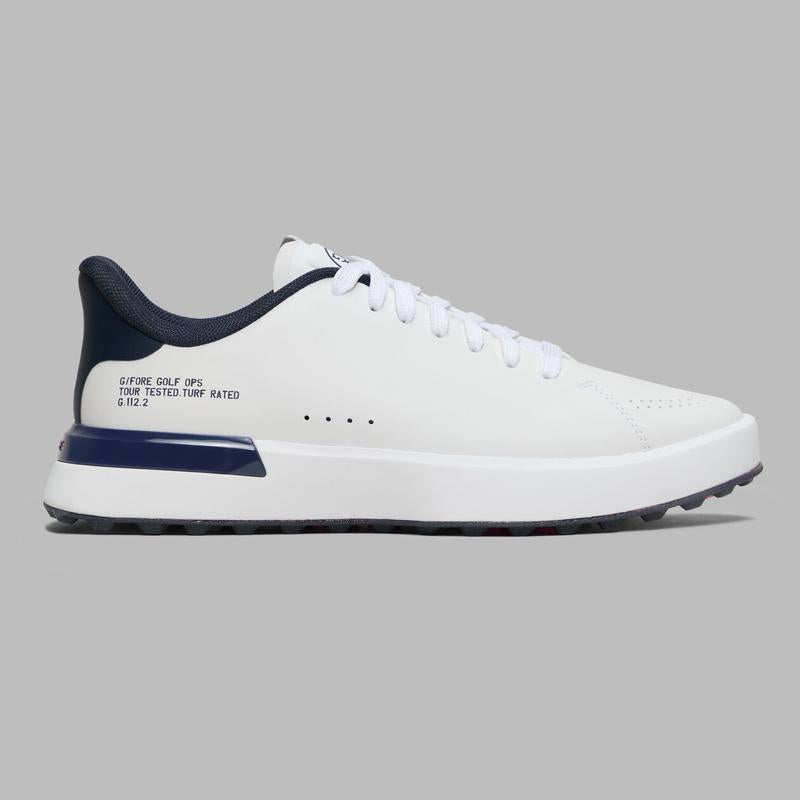 G/FORE G.112 Kiltie Hybrid Golf Shoe - White/Navy