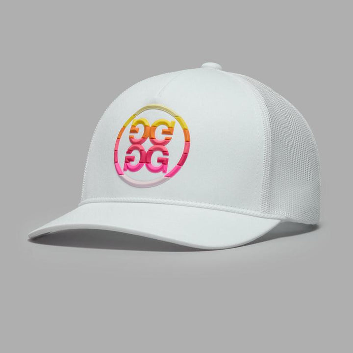 G/FORE Gradient Circle G's Trucker Hat - White