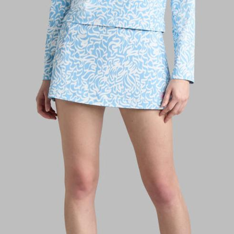 G/FORE Scribble Skort - Blue/White