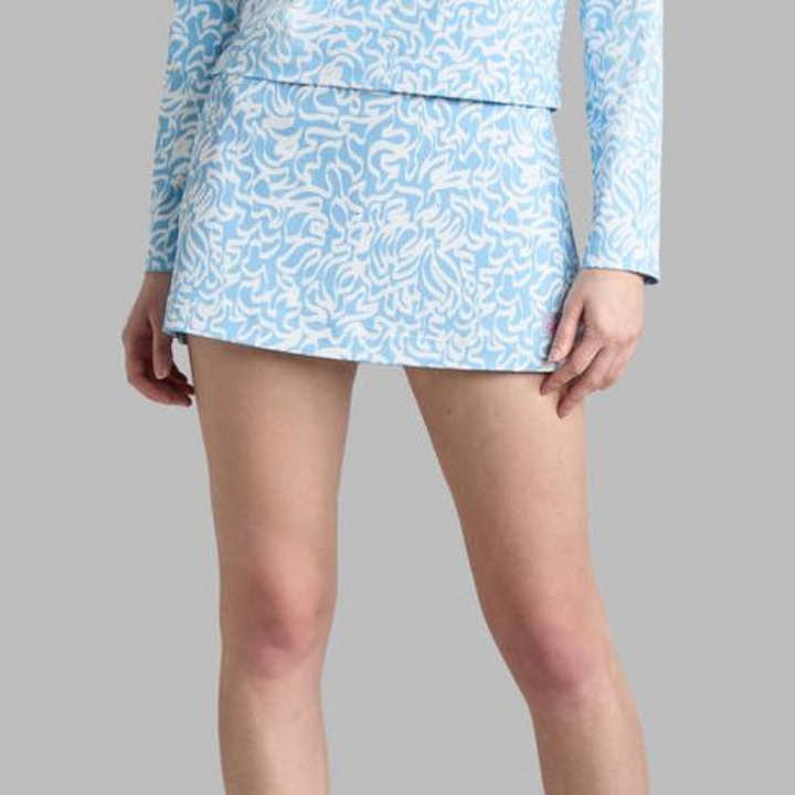 G/FORE Scribble Skort - Blue/White