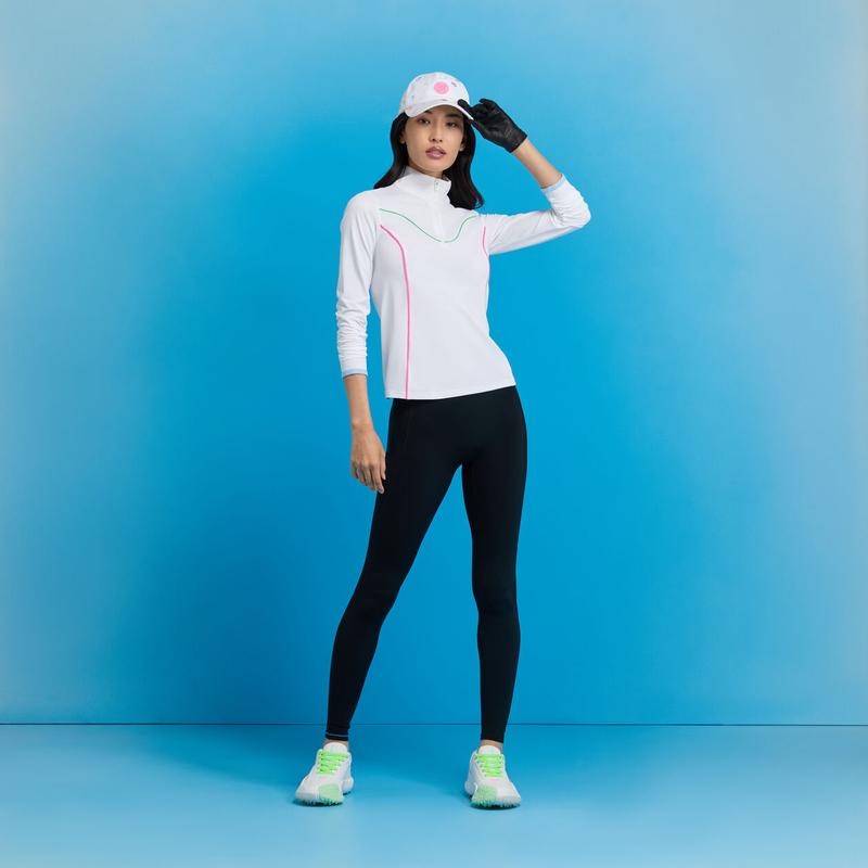 G/Fore Contrast Zip Layer - Snow