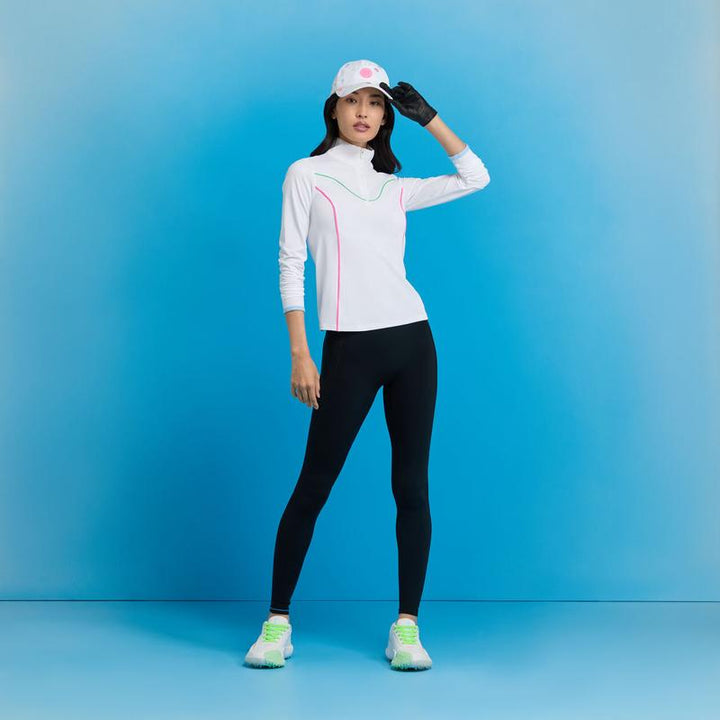 G/Fore Contrast Zip Layer - Snow