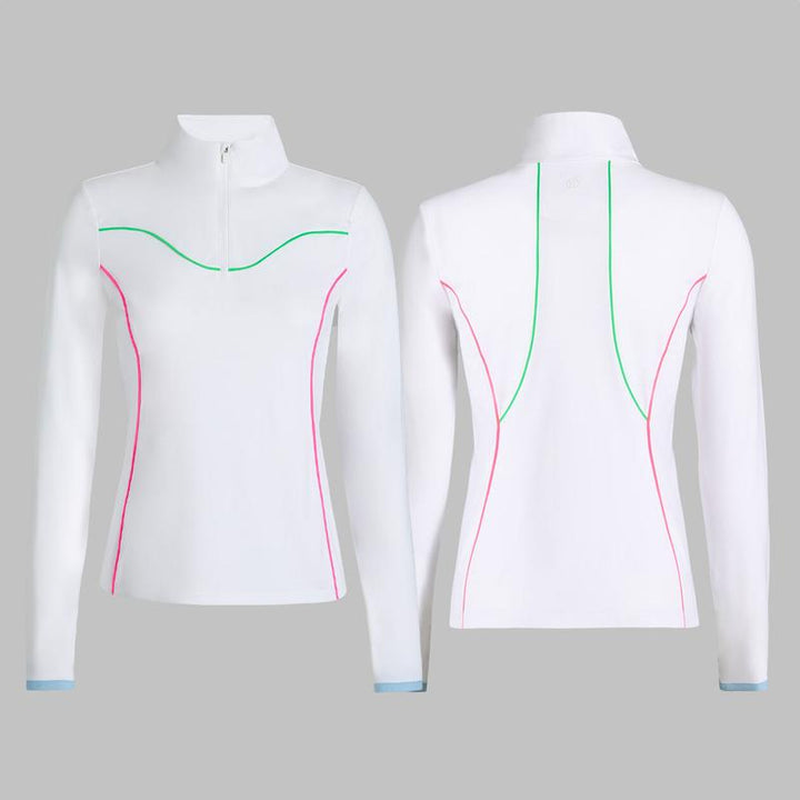G/Fore Contrast Zip Layer - Snow