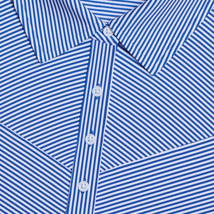 G/FORE Stripe S/L Polo - Blue/White