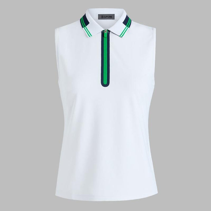 G/FORE Tech Pique S/L Polo - White