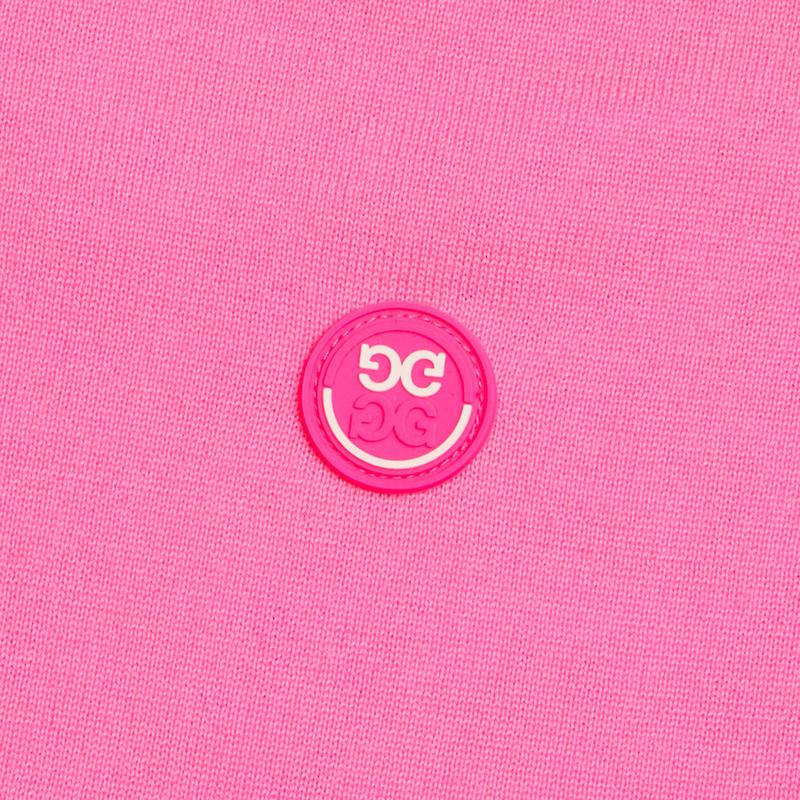 G/FORE Happy G's Crew Neck Sweater - Knockout Pink