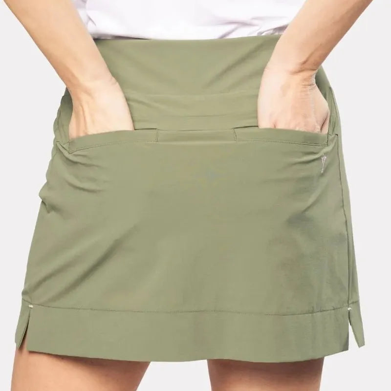 Golftini Be An Athlete Skort - Olive Green