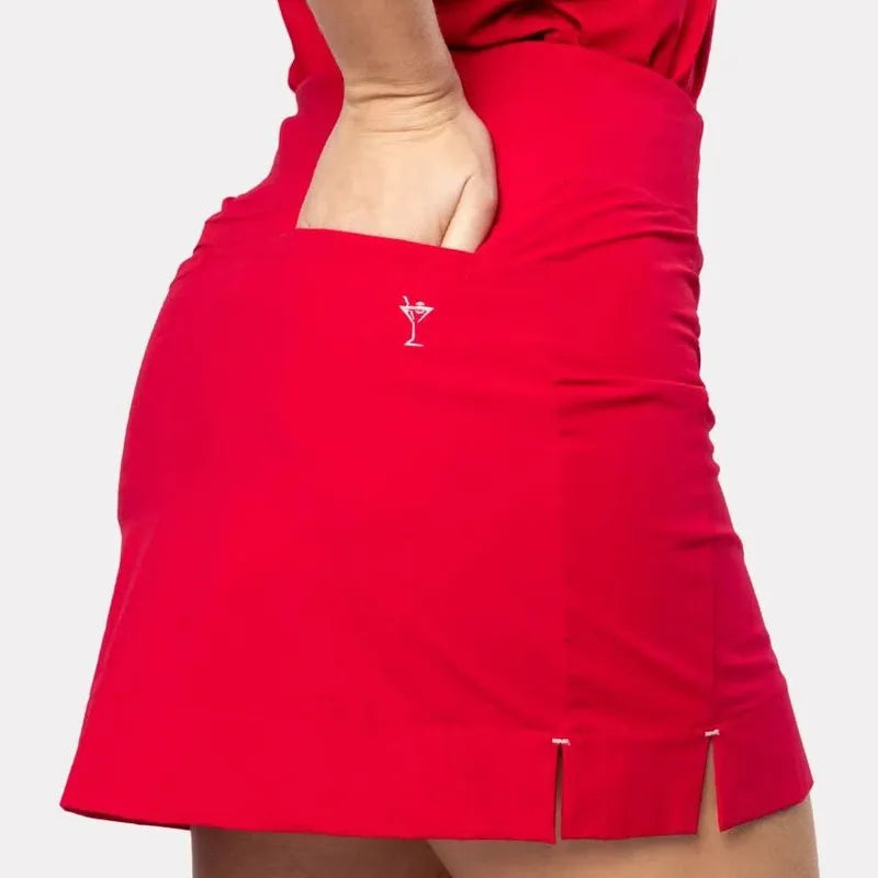 Golftini Be An Athlete Skort - Red