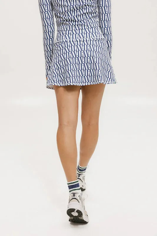 Fore All George Skort - Indigo/White FA
