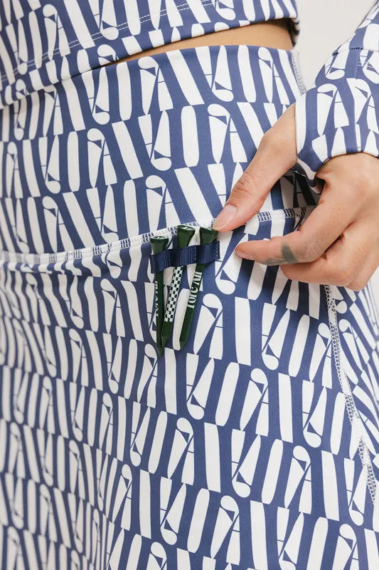 Fore All George Skort - Indigo/White FA