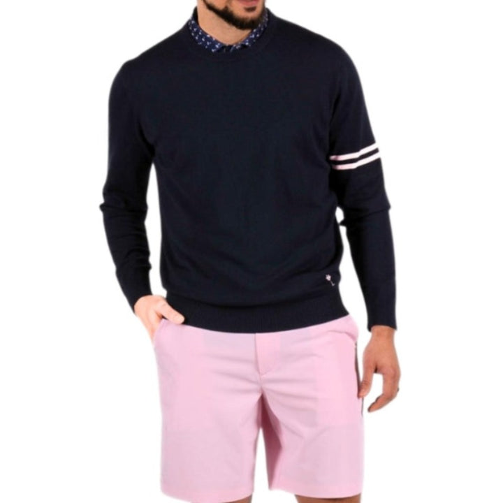 Golftini Men's Crewneck Sweater - Navy