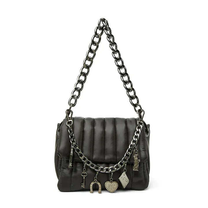 Think Royln Lucky Lady Bag - Shiny Black