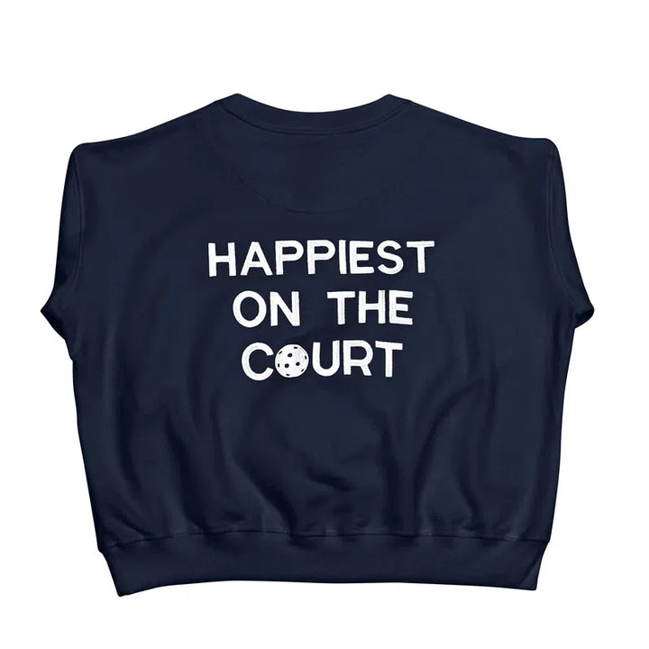 CourtLife Happiest On The Pickleball Court Sweatshirt - Various Colours