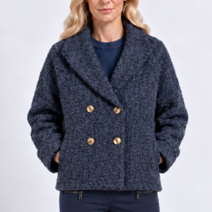 Humility Kinori Boucle Jacket - Blue