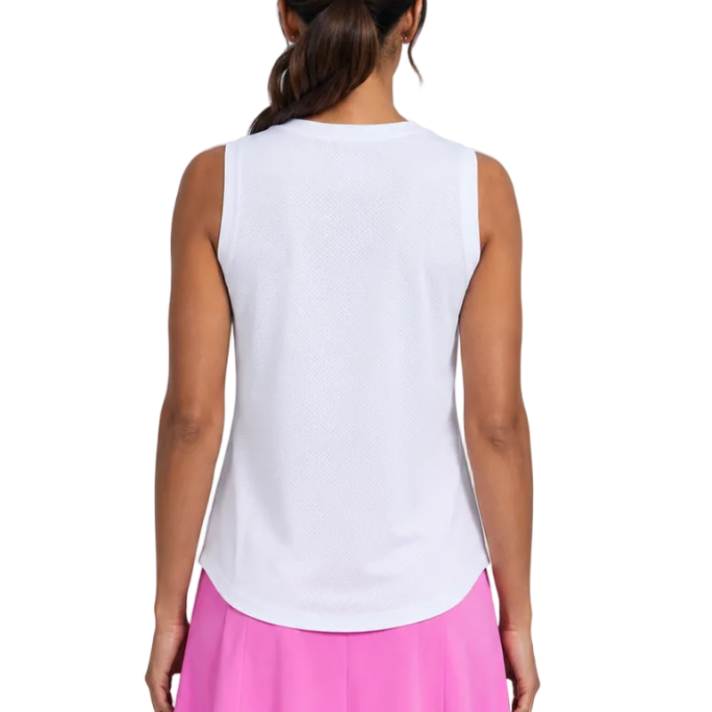 IBKUL Muscle Tank - White