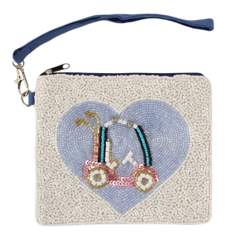 Best of Golf Beaddie Wristlet - Golf Cart