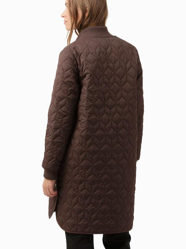 Ilse Jacobsen Long Quilted Coat - Ebony