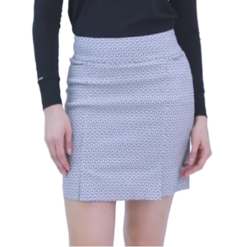 Swing Control Techno Skort (18") - Black Houndstooth