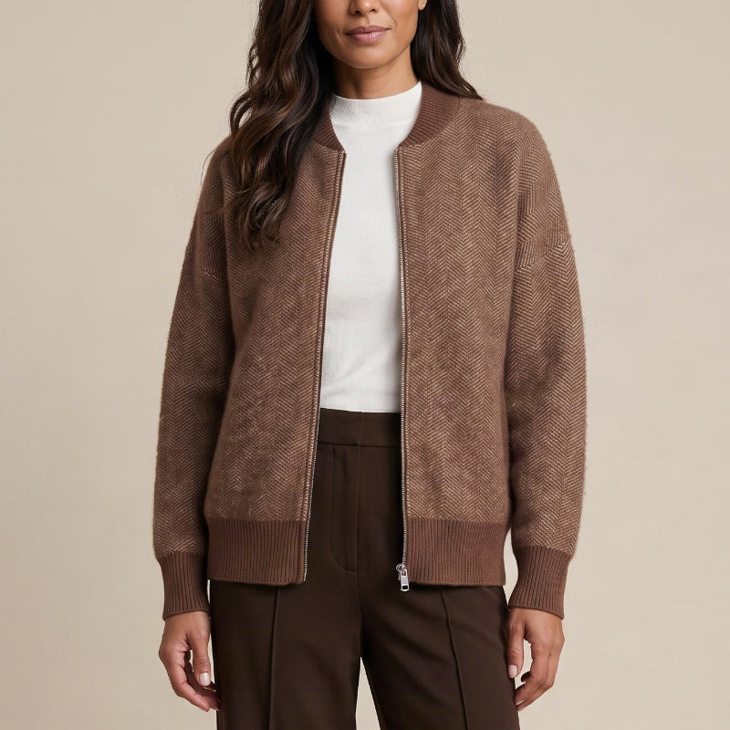 Varley Zenia Zip Jacket - Nutmeg
