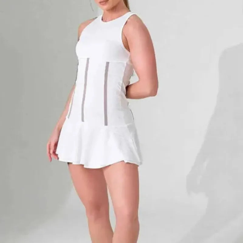 InPhorm Mai Dress - White/Latte